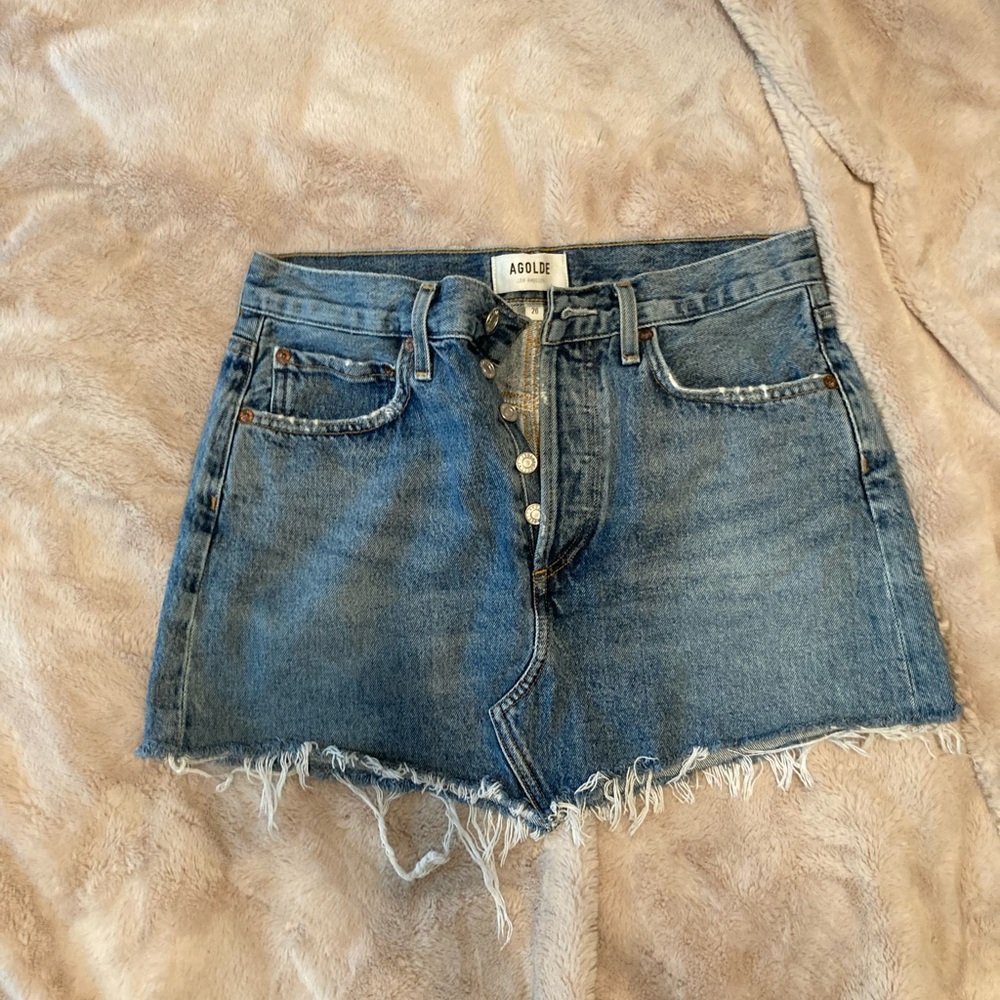 Agolde Parker Angled Skirt